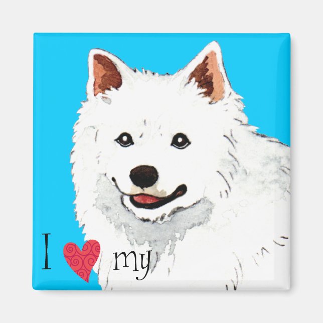 Íman Eu amo minha Eskie (Frente)