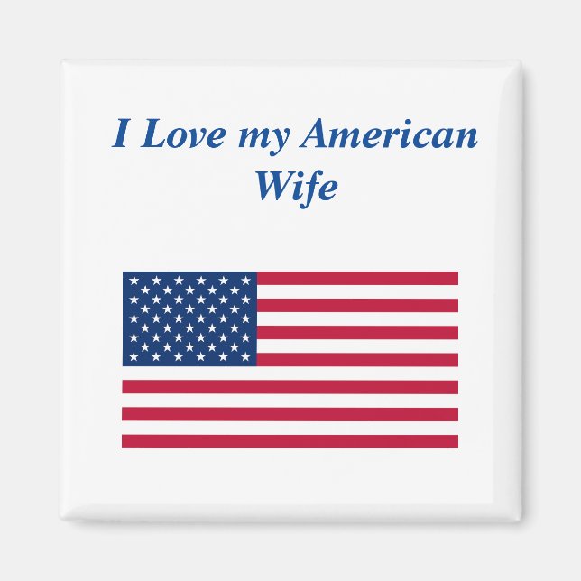 Íman Eu Amo Minha Esposa Americana (Frente)