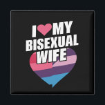 Íman Eu Amo Minha Esposa Bissexual Bi Orgulho Bandeira<br><div class="desc">Eu Amo Minha Esposa Bissexual Bi Orgulho Bandeira Bissexual</div>