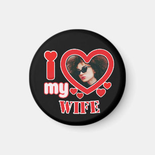Íman Eu Amo Minha Esposa Personalizada