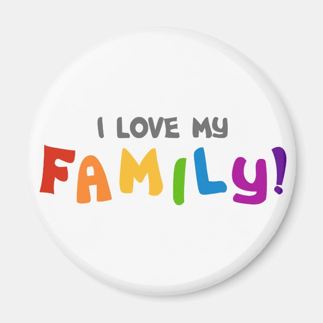 Íman Eu Amo Minha Família (Frente)