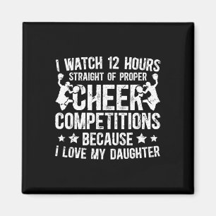 Íman Eu Amo Minha Filha Cheer Pai De Uma Cheerleader Pa