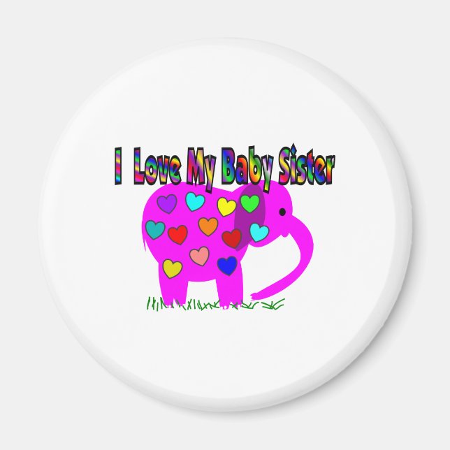 Íman Eu Amo Minha Irmã Bebê (Frente)