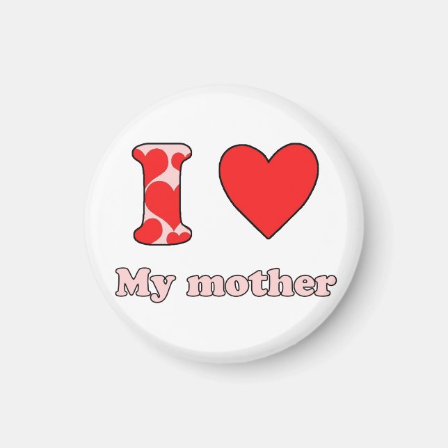 Íman Eu amo minha mãe (Frente)