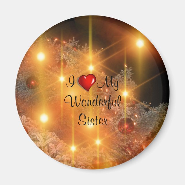 Íman Eu Amo Minha Magnífica Irmã (Frente)