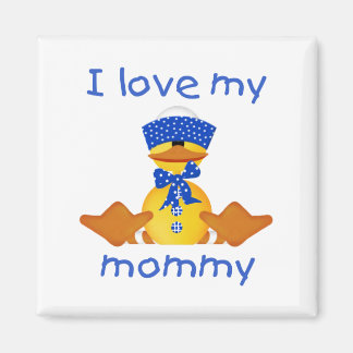 Íman Eu amo minha mamãe (pato menino)