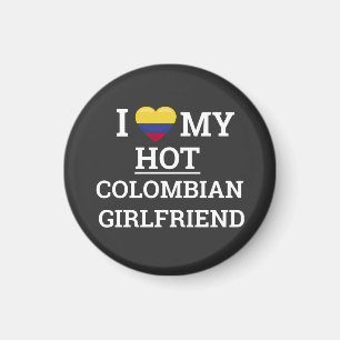 Íman Eu amo minha namorada colombiana quente