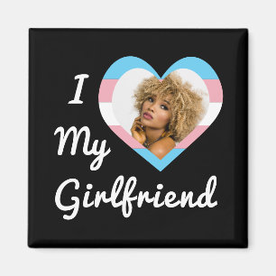 Íman Eu Amo Minha Namorada Orgulho Trans LGBT Foto Pers