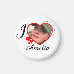Íman Eu Amo Minha Namorada Personalizada Personalizada
