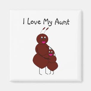 Íman Eu amo minha tia Formiga Ímã