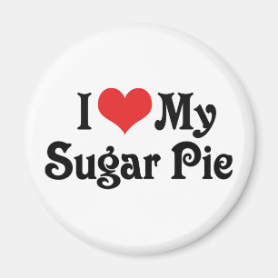 Íman Eu amo minha torta do açúcar