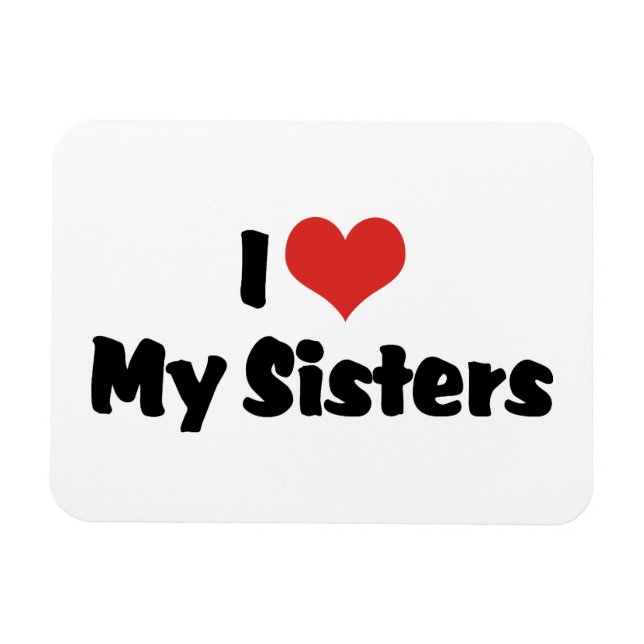 Íman Eu Amo Minhas Irmãs (Horizontal)