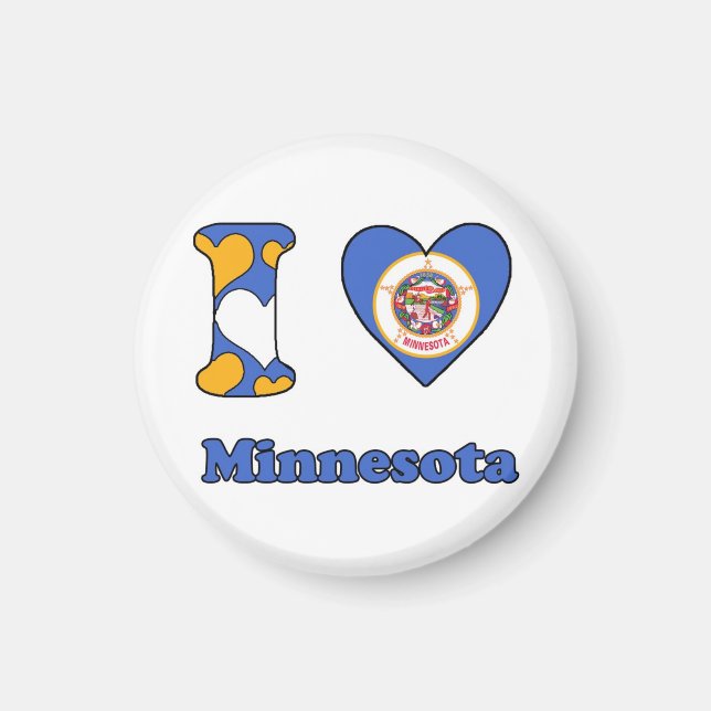 Íman Eu amo Minnesota (Frente)