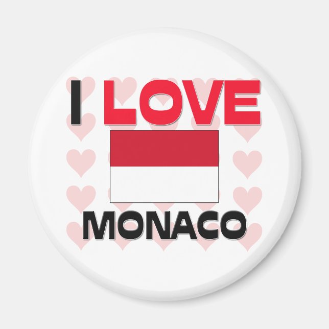 Íman Eu amo Mônaco (Frente)