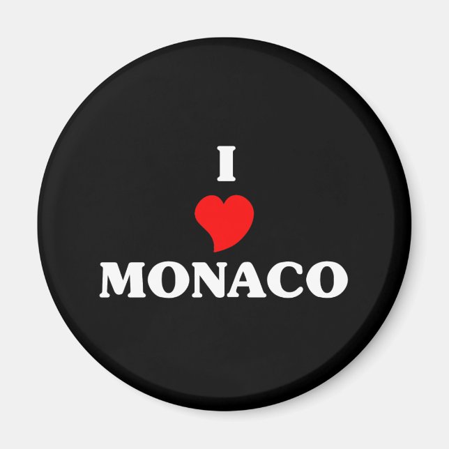 Íman Eu amo Mônaco (Frente)