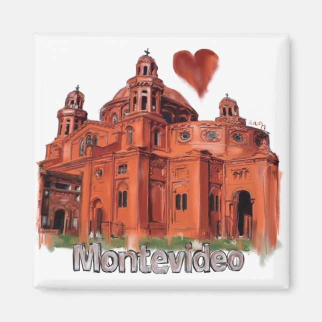 Íman Eu amo Montevideo (Frente)