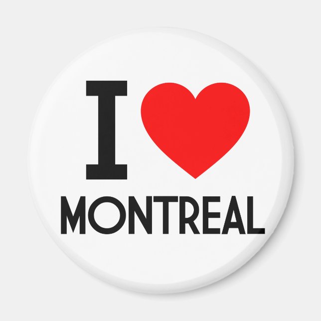 Íman Eu Amo Montreal (Frente)