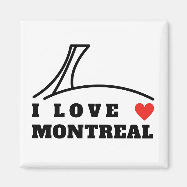 Íman Eu Amo Montreal (Frente)