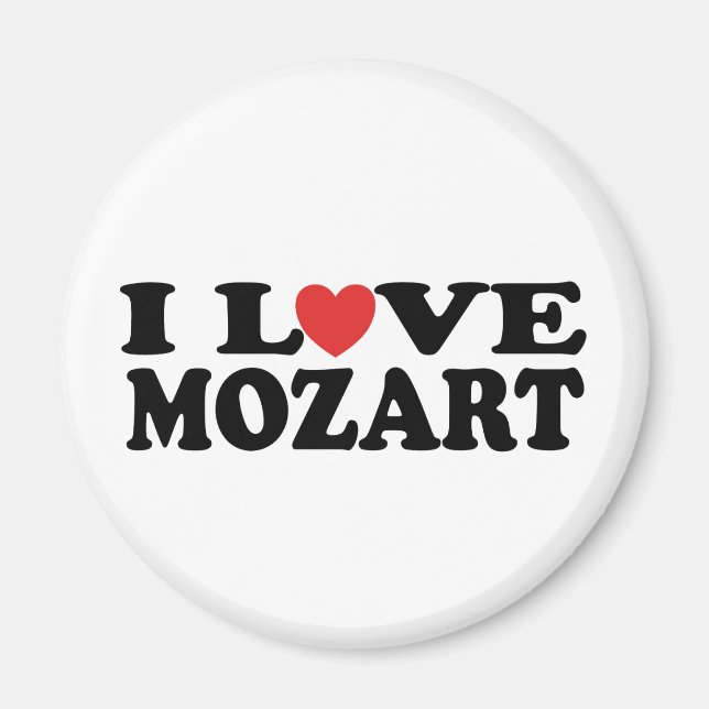 Íman Eu Amo Mozart (Frente)