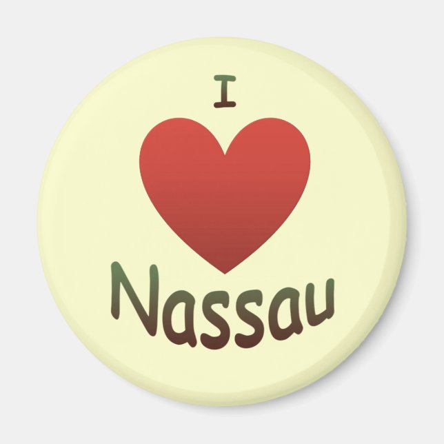 Íman Eu Amo Nassau (Frente)