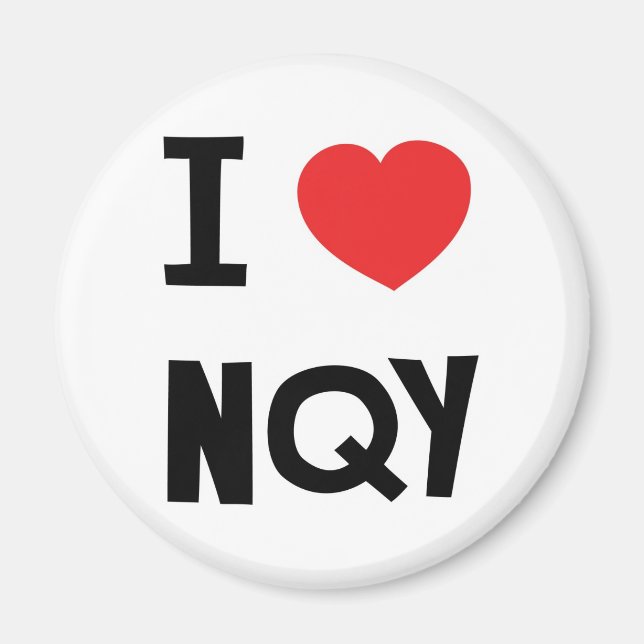 Íman Eu amo Newquay (Frente)