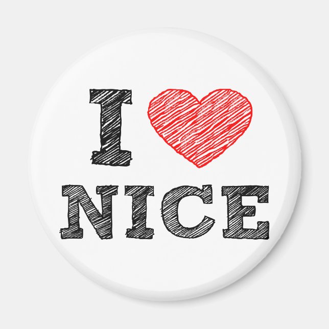 Íman Eu amo Nice (Frente)