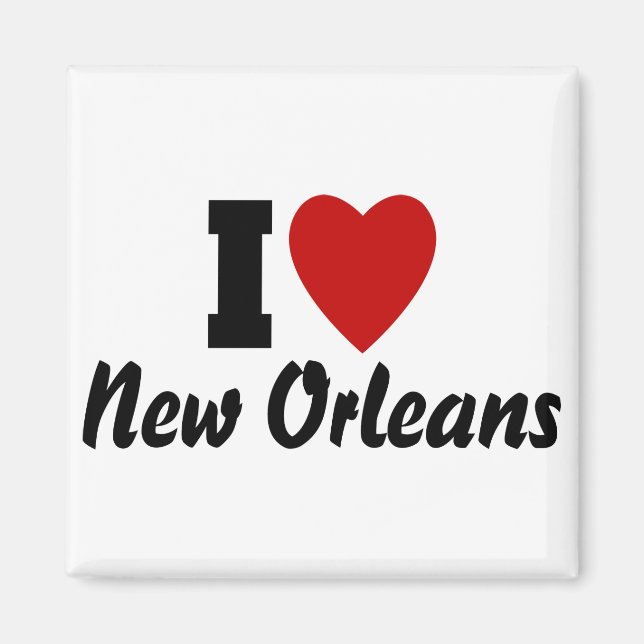 Íman Eu Amo Nova Orleans (Frente)