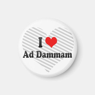 Íman Eu amo o anúncio Dammam, Arábia Saudita