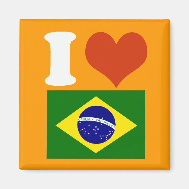 Íman Eu amo o Brasil (Frente)