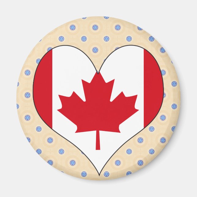 Íman Eu amo o Canadá (Frente)