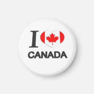 Íman Eu Amo o Canadá - Caminhoneiro Antitrump do Red Ta