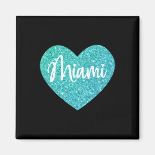 Íman Eu Amo o Coração da Flórida em Miami