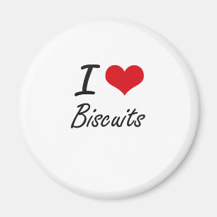 Íman Eu amo o design artístico dos biscoitos