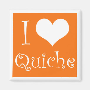 Íman Eu amo o ímã da quiche