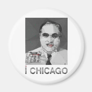 Íman EU AMO o ímã de CHICAGO