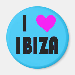 Íman Eu amo o ímã de Ibiza