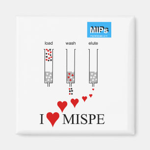 Íman Eu amo o ímã de MISPE