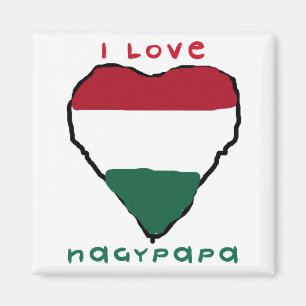 Íman Eu amo o ímã de Nagypapa