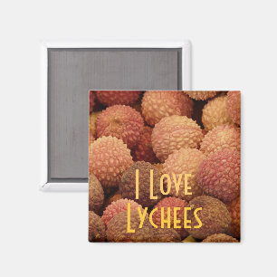 Íman Eu amo o ímã dos Lychees