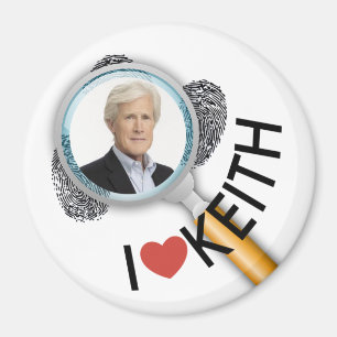Íman Eu amo o ímã verdadeiro do crime de Keith