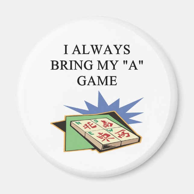 Íman eu amo o jogador mahjong (Frente)