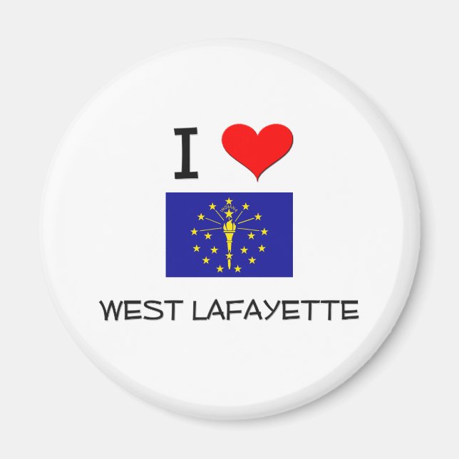Íman Eu Amo O LAFAYETTE OCIDENTAL Indiana (Frente)