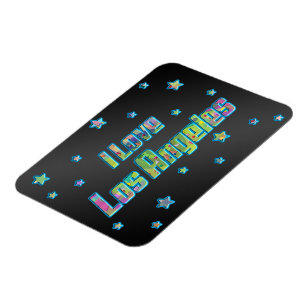 Íman Eu Amo O Magnet De Estrelas De Sorriso De Los Ange