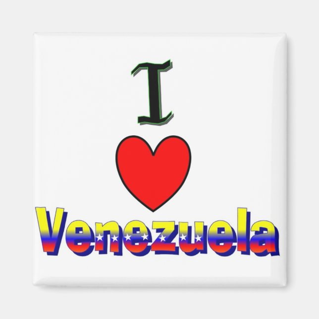 Íman Eu Amo O Magnet Venezuela (Frente)