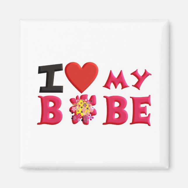 Íman Eu amo o meu bobe (Frente)