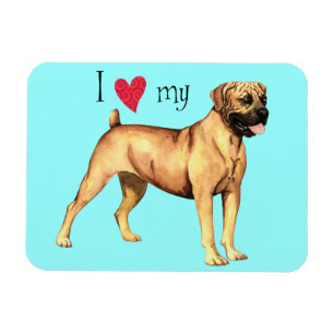 Íman Eu amo o meu Boerboel
