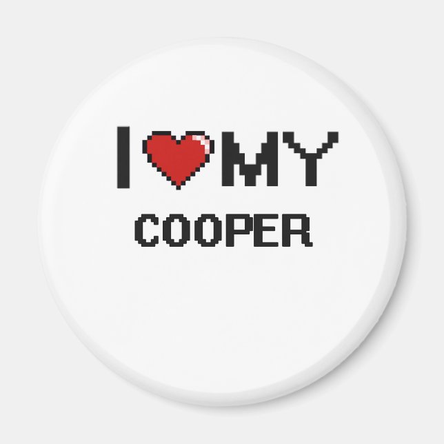 Íman Eu amo o meu Cooper (Frente)