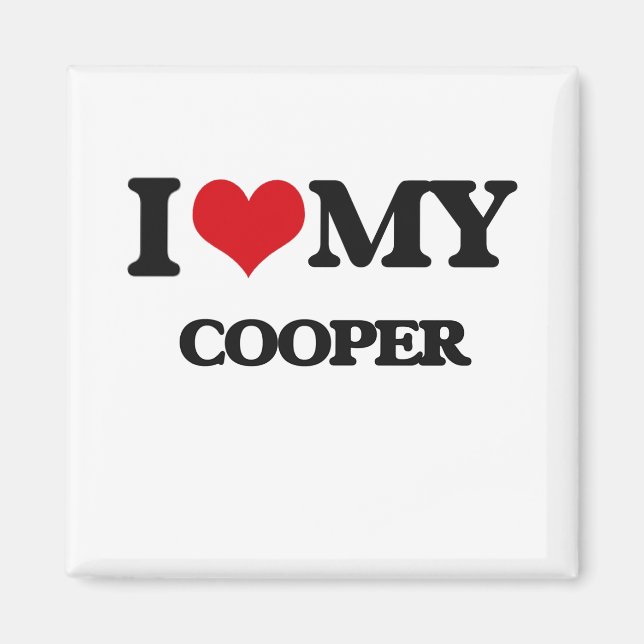 Íman Eu amo o meu Cooper (Frente)
