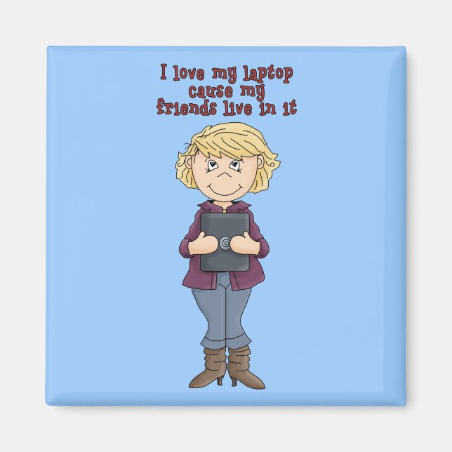 Íman Eu Amo O Meu Laptop... (Frente)