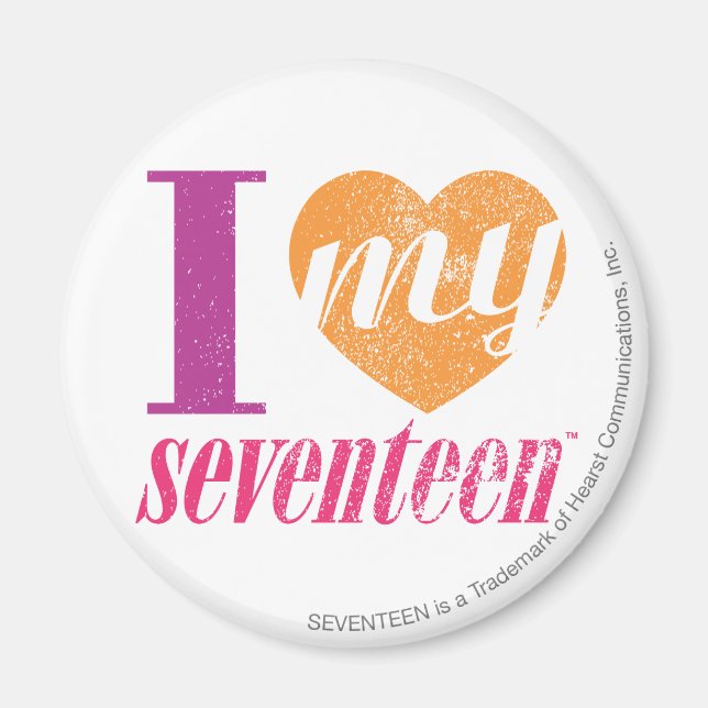 Íman Eu Amo O Meu Laranja 17 (Frente)